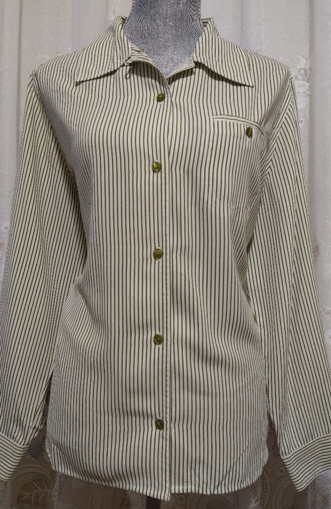 Jaclyn Smith Striped Slim Fit